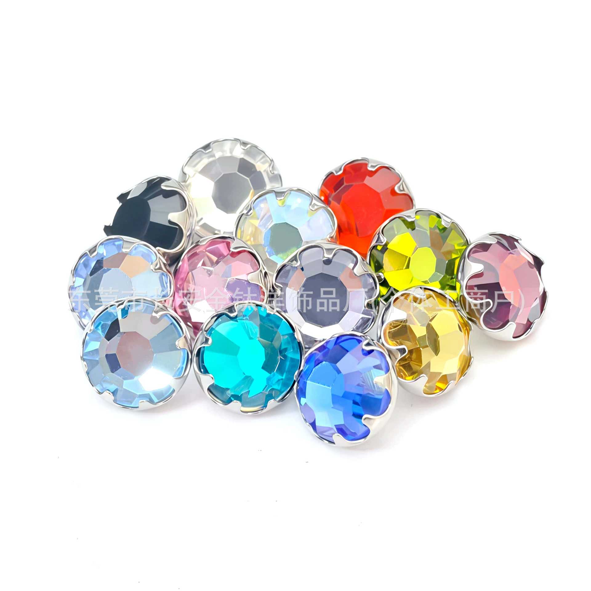 F136 Titanium Serrated Czech Drill Stone Inlaid Tongue Lip Ear Navel Piercing G23 Titanium Alloy Body Jewelry detail image 8