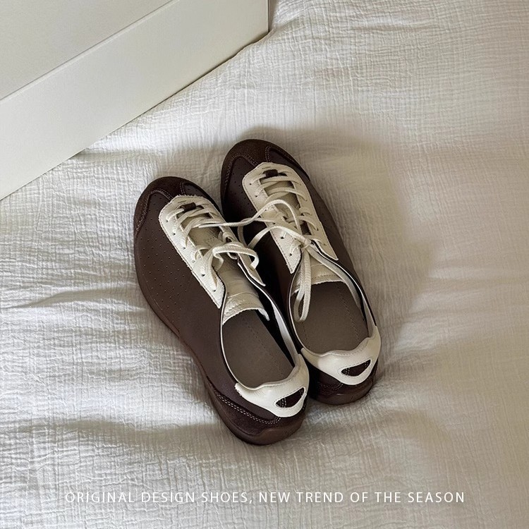 FO con zapatos de entrenamiento de ballet para mujeres 2025, nuevos zapatos deportivos retro negros de moda casuales de skate, zapatos Gump