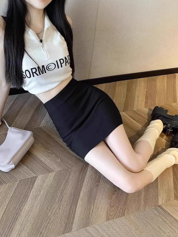 职业裙包裙一步裙女黑色工装裙高腰包臀裙春夏工作半身裙短裙显瘦|undefined