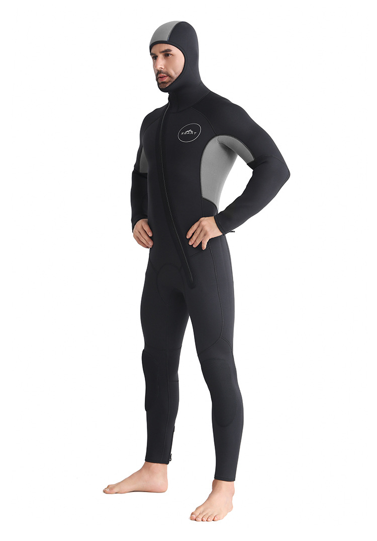 Männer 5mm Neopren Neopren anzüge Ganzkörper-Tauchanzug Schnorcheln Surfen Schwimmen Langarm halten warmes Wasser Neopren anzüge – Detail 8
