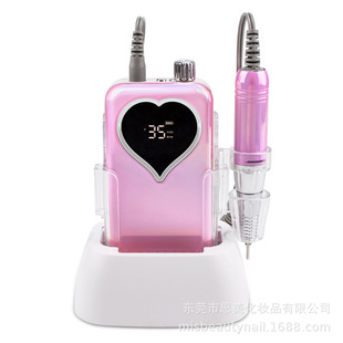 Cross-border Amazon nail filling shop dedicated nail remover desktop portable nail polishing manicure electric polishing tool