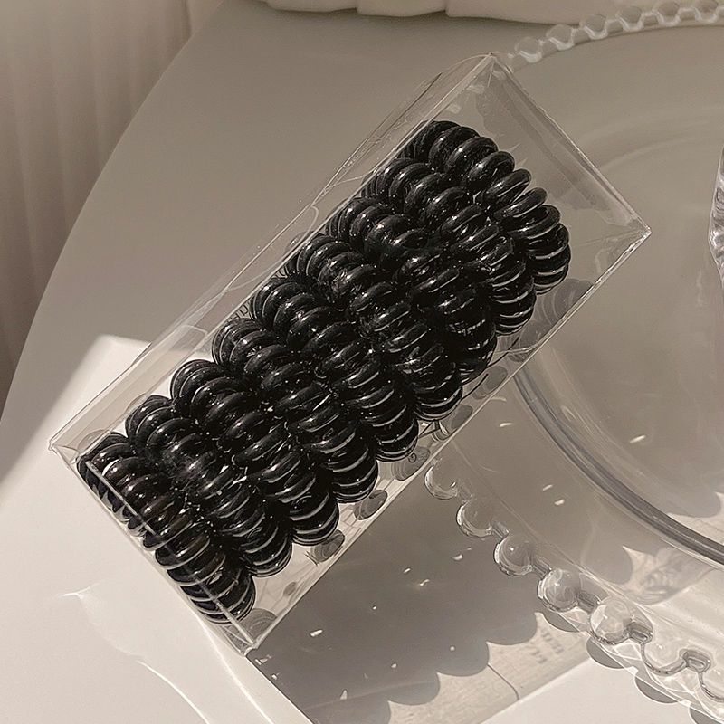 Línea telefónica bucle de cabello para mujeres 2025 nuevo alto valor facial de cabello de alta calidad cuerdas de cabello de banda de goma cuerdas de cuero al por mayor