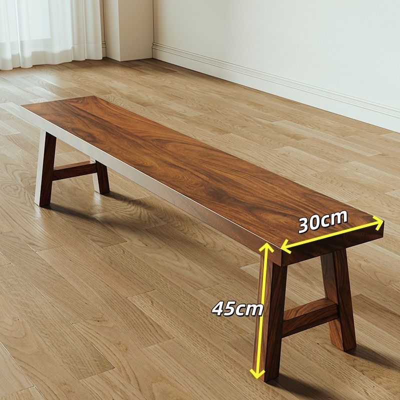 Bancos de madera sólida de alta calidad, taburetes de cambio de zapatos, taburetes de comedor caseros, taburetes de té, taburetes creativos simples