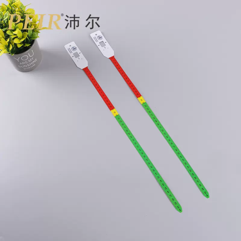 现货批发婴幼儿头围尺儿童健康采集测量尺MUAC尺臀围尺印logo