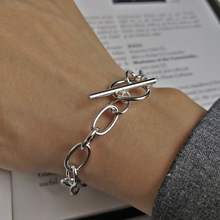 韩国版北欧INS风格链条锁链复古个性手链手饰男女情侣礼物