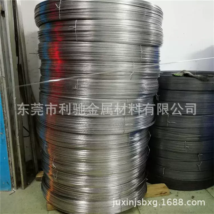 现货316不锈钢线材 线材调直 不锈钢扁线05*0.8mm不锈钢眼镜框线