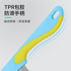 Wholesale flea comb for dogs and cats, stainless steel comb to remove eggs, pet grate comb to remove lice, comb to open knots, beauty seahorse comb