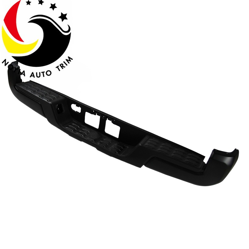 Adecuado para el parachoques trasero del Toyota Tacoma 2016-2020, modelo original negro sin perforaciones.