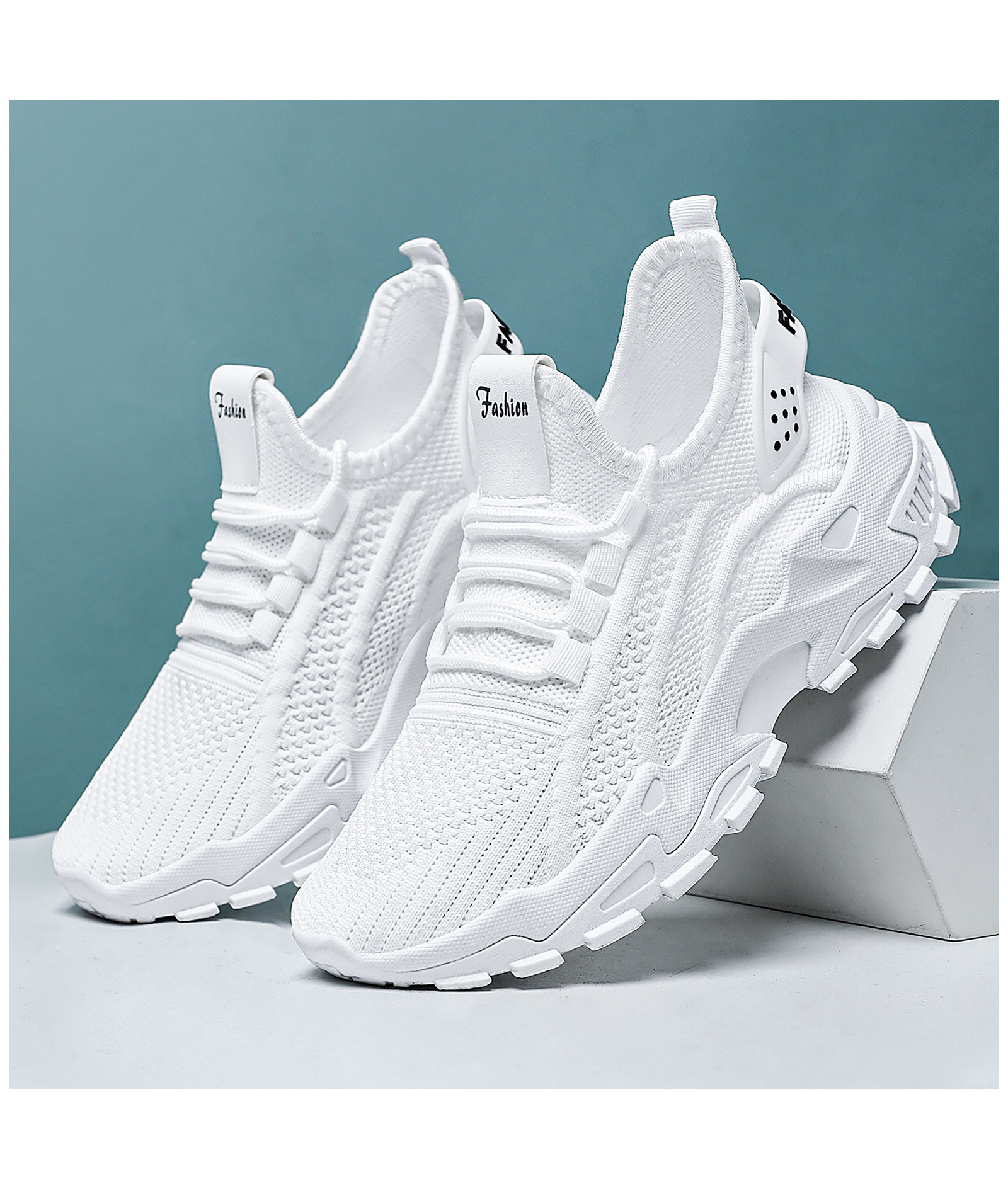 Damen Retro Sneaker Mit Atmungsaktivem Mesh Und Dicker Sohle_voghion.com