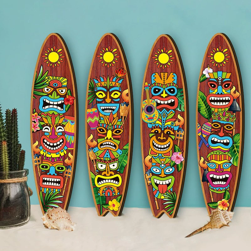 Новый летний гавайский серфборд, вечерние украшения для дома, подвеска, бразильский карнавал, пляжный знак, подвесная бирка