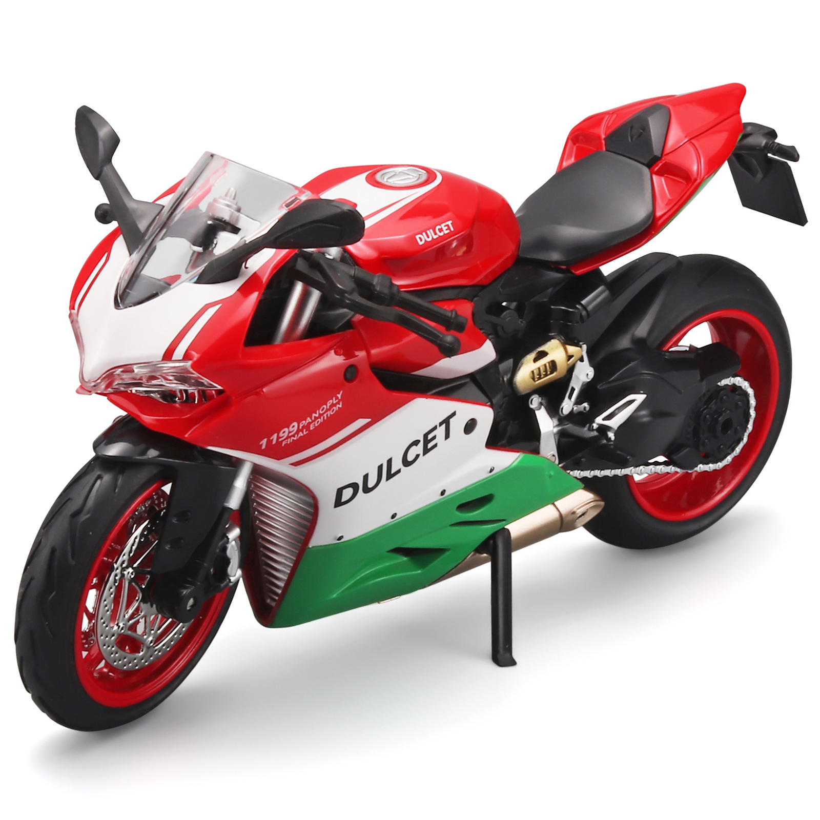 Modelo de Motocicleta a Escala 1:12 de Aleación con Luz Flash para Decoración image 2