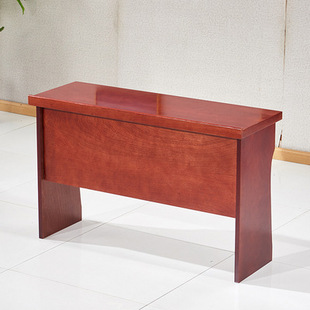 Solid Wood Veneer Long Table Conference Room Table and Chair Set, Conference Table, Training Table, Wooden Conference Table Set