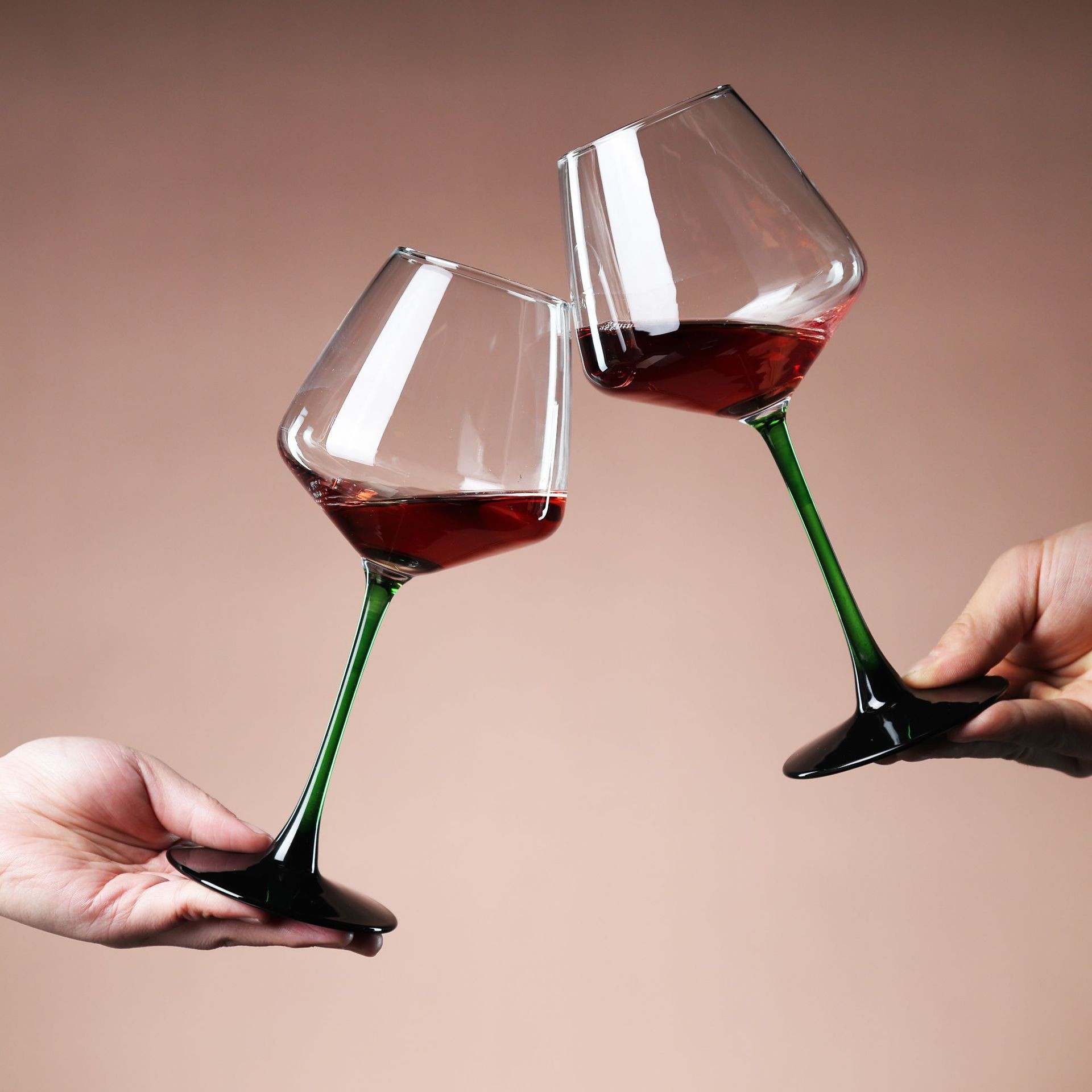 Spot al por mayor tazas de vino tinto cortadas en frío tazas de vino