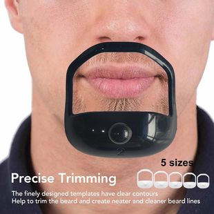 Cross-Border Dropshipping Beard Styling Template 5-Piece Set Beard Styling Template 5Pcs Beard Guide