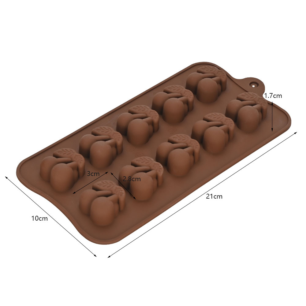 Molde de Silicona para Chocolate DIY, Multiuso con Formas de Dibujos Animados para Repostería