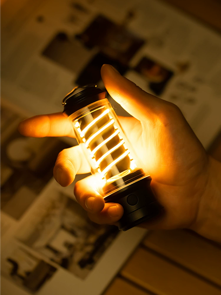 Открытый кемпинг освещение небесный занавес ретро лагерь палатка висячие фонари дикая сверхдлинная зарядка светодиодные светильники