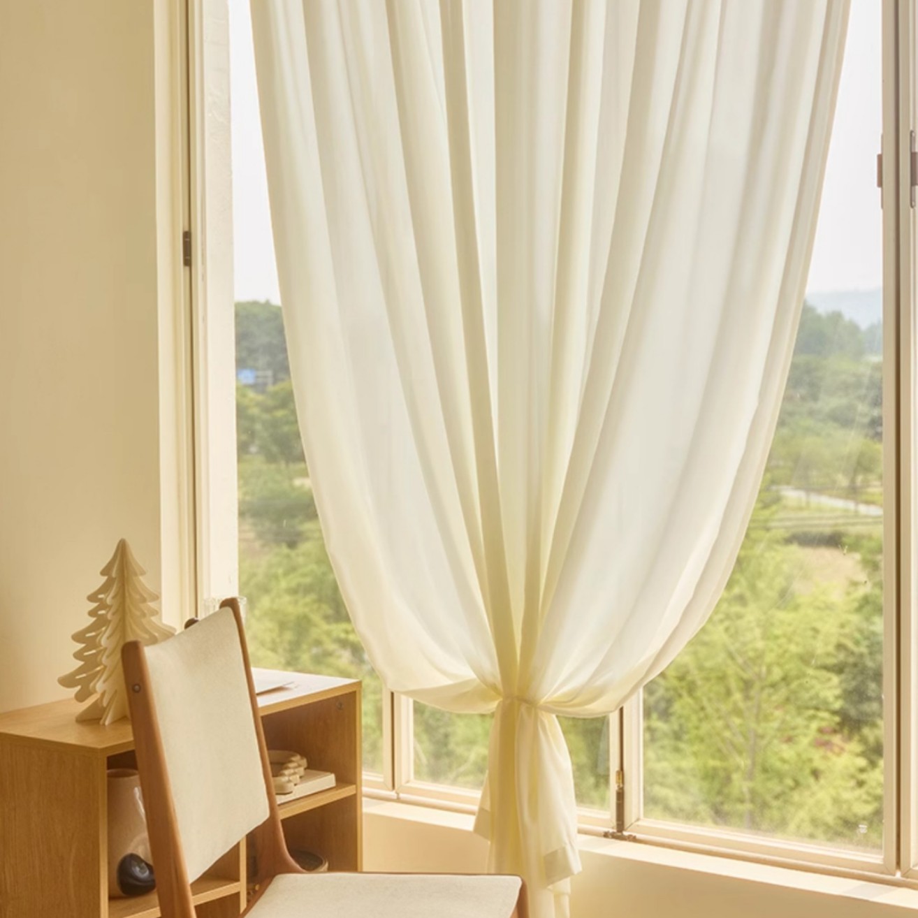 Japanese -style chiffon yarn curtain curtain light -transmitting…
