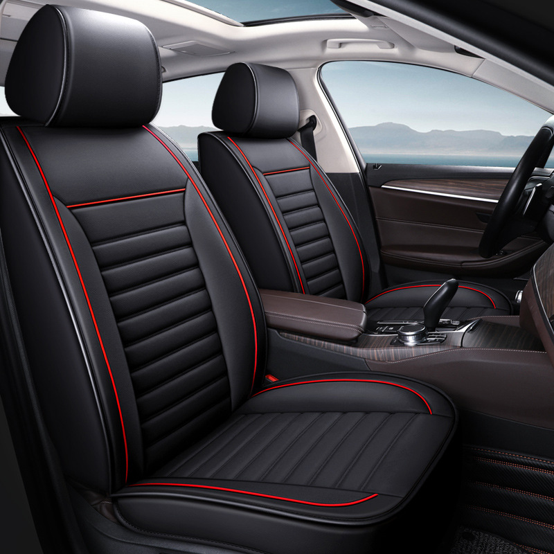 汽車座椅套360°全包圍升級皮革四季座墊套 新品5D立體五座座套墊