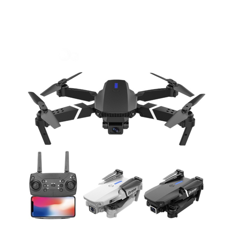 Transfronterizo E88 / E99D UAV de control de pantalla plegable de doble flujo de fotocamera aérea modelo aéreo de avión de control remoto quadcopter