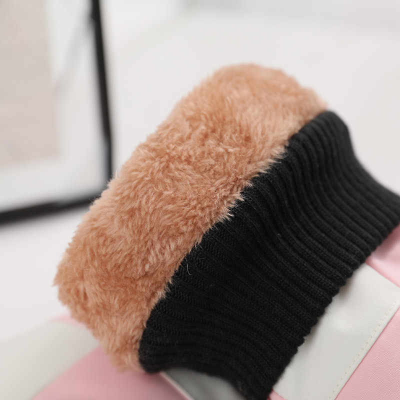 Guantes de esquí de invierno engrosados impermeables hombres y mujeres forrados de lana engrosada antideslizante a prueba de frío ciclismo pantalla táctil guantes calientes