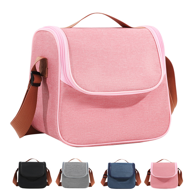 Nueva bolsa pequeña portátil para trabajadores de oficina con almuerzo, bolsa de almuerzo, bolsa de almuerzo, bolsa de almuerzo de aislamiento, bolsa de viaje de mensajero, bolsa de almuerzo