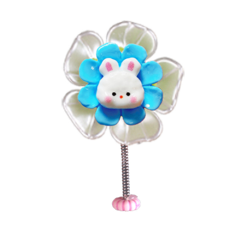 [Explosión] Douyin nuevo adorno de coche flor de cabeza sacudida pequeño animal adorno de coche adornos de primavera lindo panda