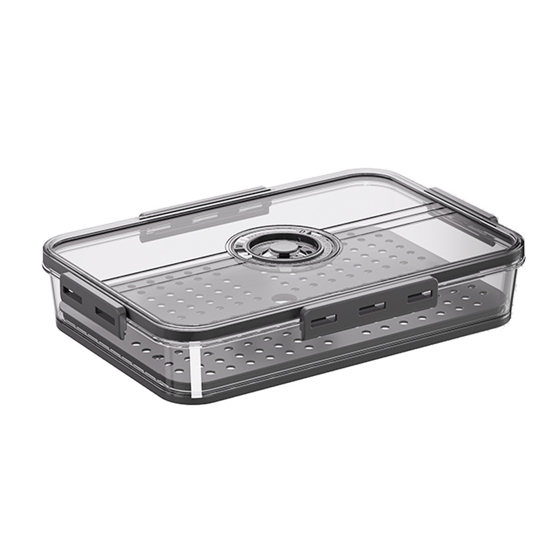 Refrigerador caja de almacenamiento plástico cocina organizador sincronización congelado PET sellado blanco transparente verduras y frutas