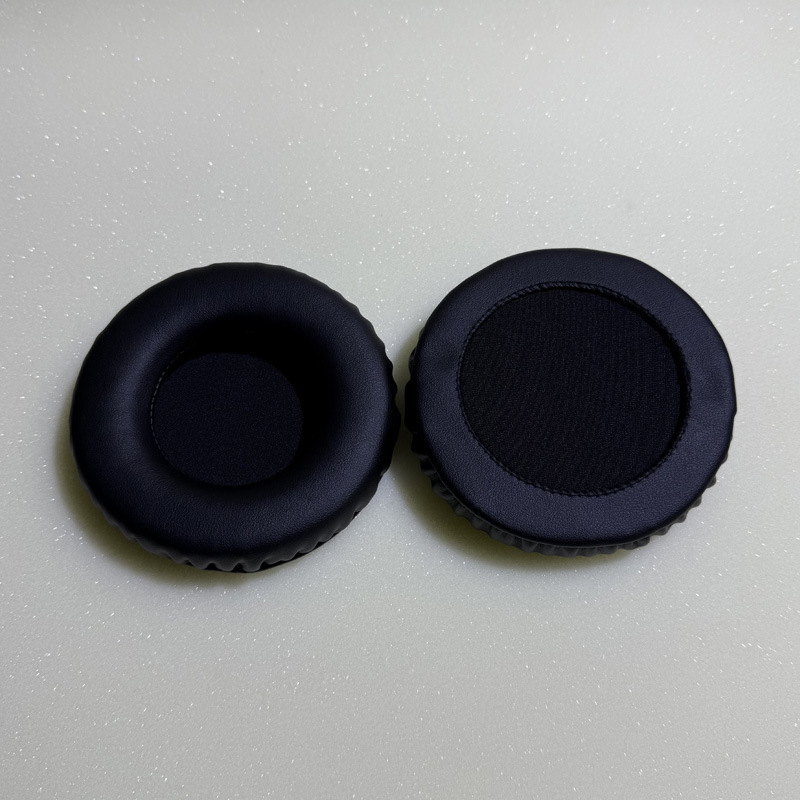 ヘッドフォンカバー4567891002MM円形黒色ソフトpuネットバー厚いノイズリダクションスポンジカバークッションEARPAD|undefined