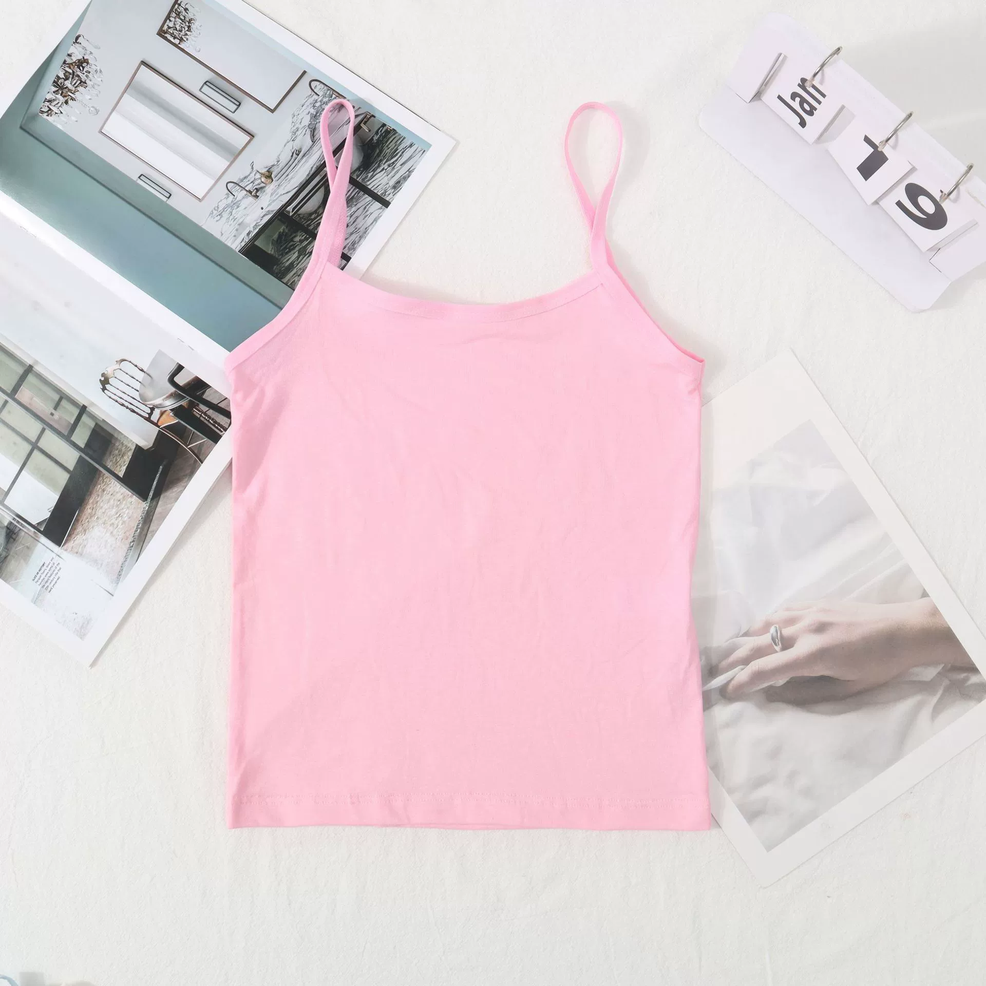 Vest, wireless bra, protective underware for elementary school students, shockproof bra top