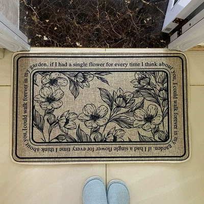 Avtomobil döşəmə paspasları — Wear-resistant Washable Door Mat - linen-summer-2-4060cm