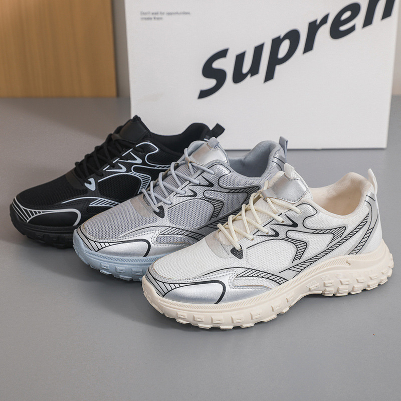 Fashionable casual comfortable breathable low running sneakers