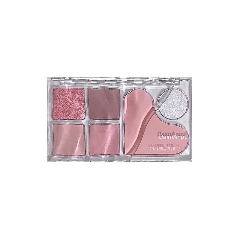 Daimanpu水月六色アイシャドー盤は繊細で飛びにくいです。|undefined