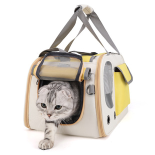 Multi-functional Pet Bag New Thickened Large Capacity Folding Transparent Cat Bag Small Dog Pet Bag Cat Bag