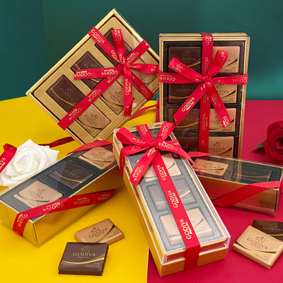 GODIVA/歌帝梵 Шоколад 2 шт, 4 шт, 6 шт, 8 шт, свадебные конфеты, готовый сладкий ответный подарок, сувенир