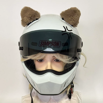 Motosiklet dəbilqələri | Accessories Quick-release Doll Accessories - three-dimensional-cat-ears-khaki