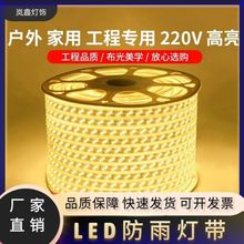 led灯带户外防水高压七彩灯工程款三色灯条高亮柔性室内家装氛围