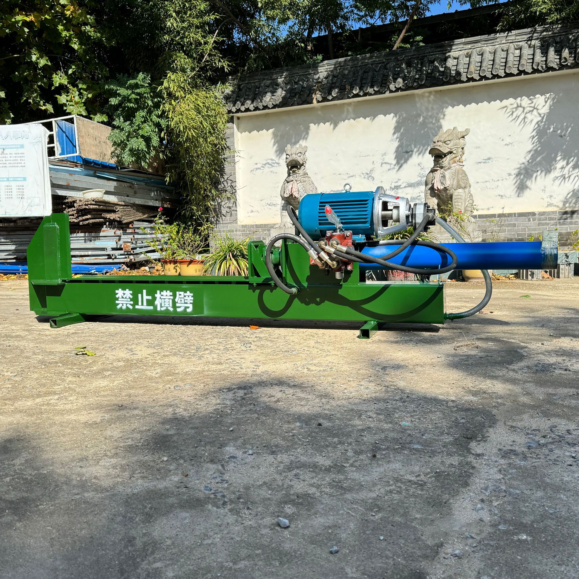 电动液压破木机 50公分木材专用劈木机 一机多用劈柴机 好质量