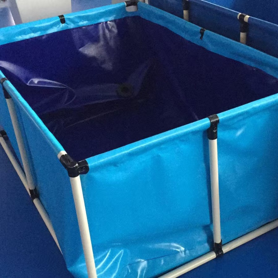 帆布鱼池防水布加厚刀刮布专用全套养殖水池大型家用篷布养鱼水箱
