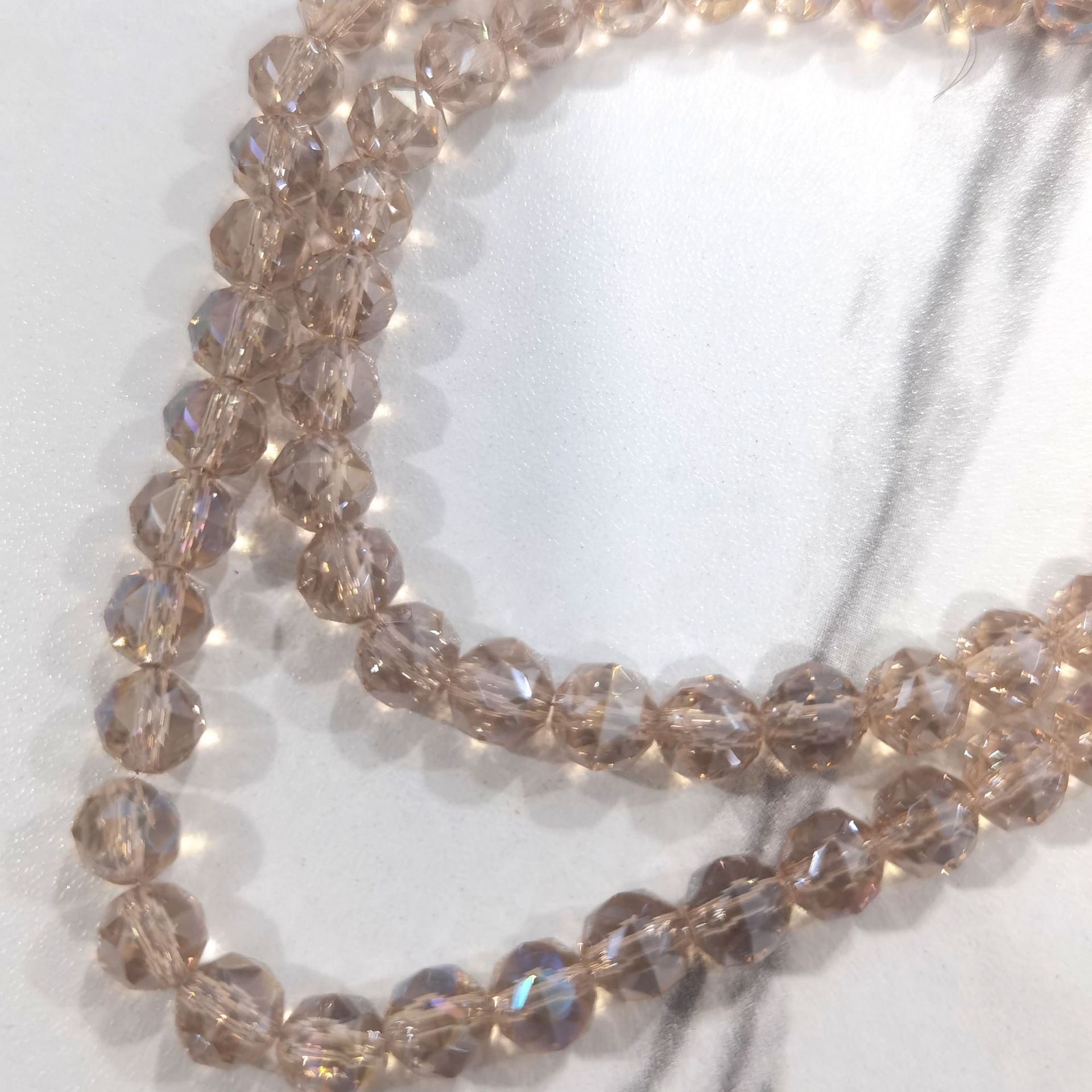 Bola de flores de 8mm Jingjing K9 cuentas sueltas de cristal 64 superficies cortadas con cuentas Accesorios de joyería hechos a mano de bricolaje Pulsera Collar lote suelto image 12