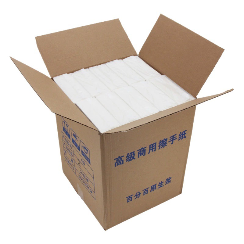Пятизвездочный отель вытягивание бумаги 100 упаковок целой коробки оптовая продажа бумажных полотенец для ресторана, чтобы заменить утолщенные бревна коммерческую салфетку