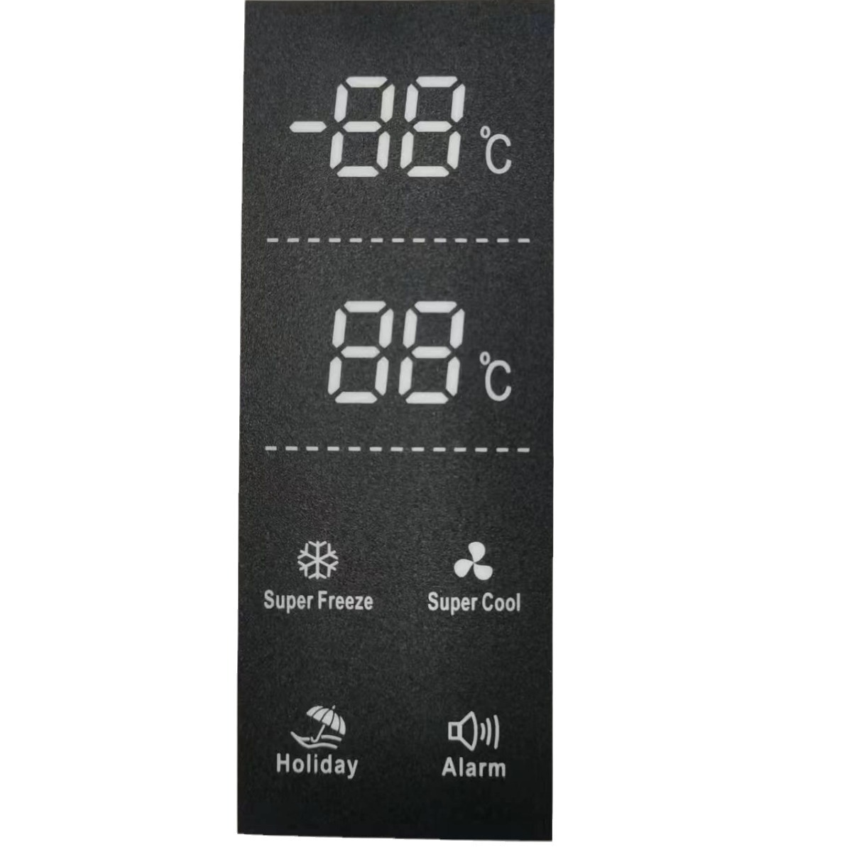 led数码管全白色高亮冰箱专用显示屏规格颜色customLED数码管