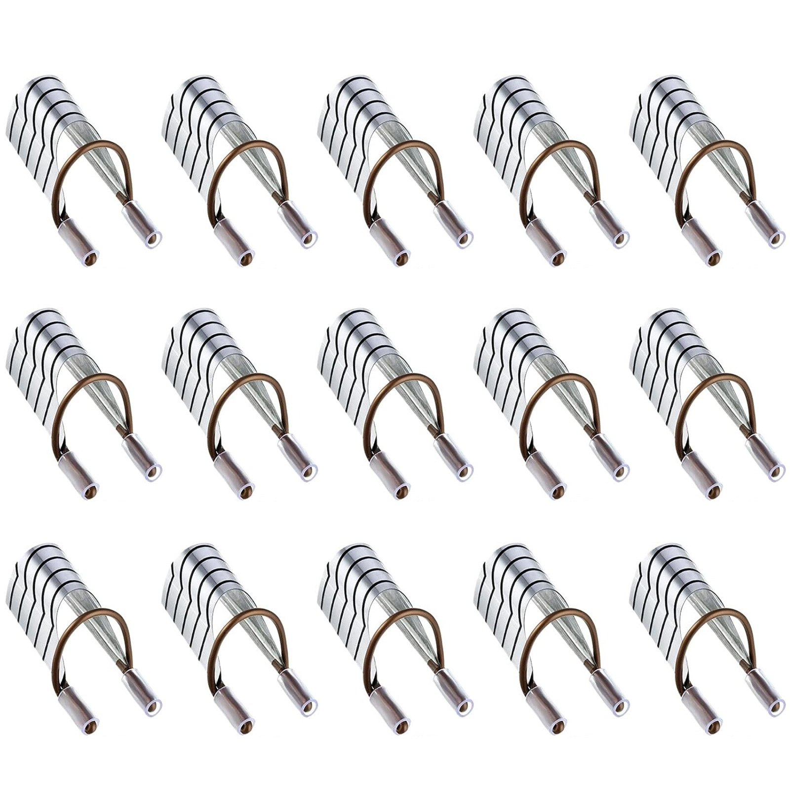 Soporte de dedo de extensión de uñas transfronterizo clavo de cristal extensión de fototerapia clavo metal aluminio dedo titular 5 traje en caja