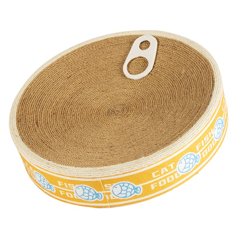 Nido de sisal enlatado para gatos Leyoupai, rascador para gatos, todo en uno, juguete súper grande para moler garras de gato, nido de garras de gato que no se desprende, venta al por mayor