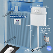 4I卫浴自动感应手动两用暗装隐藏嵌入墙蹲便器自动冲水