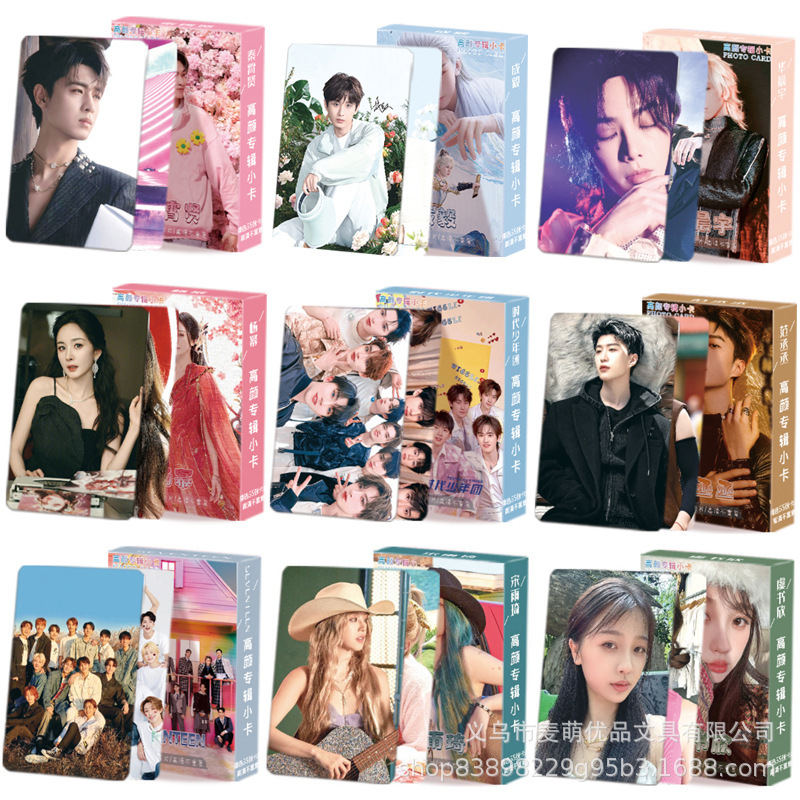 Wholesale Star Anime Photocards Zhao Lusi, Ju Jingyi, Yu Shuxin Self-Printed Cards (g)I-Dle Girl Group Album Photocards