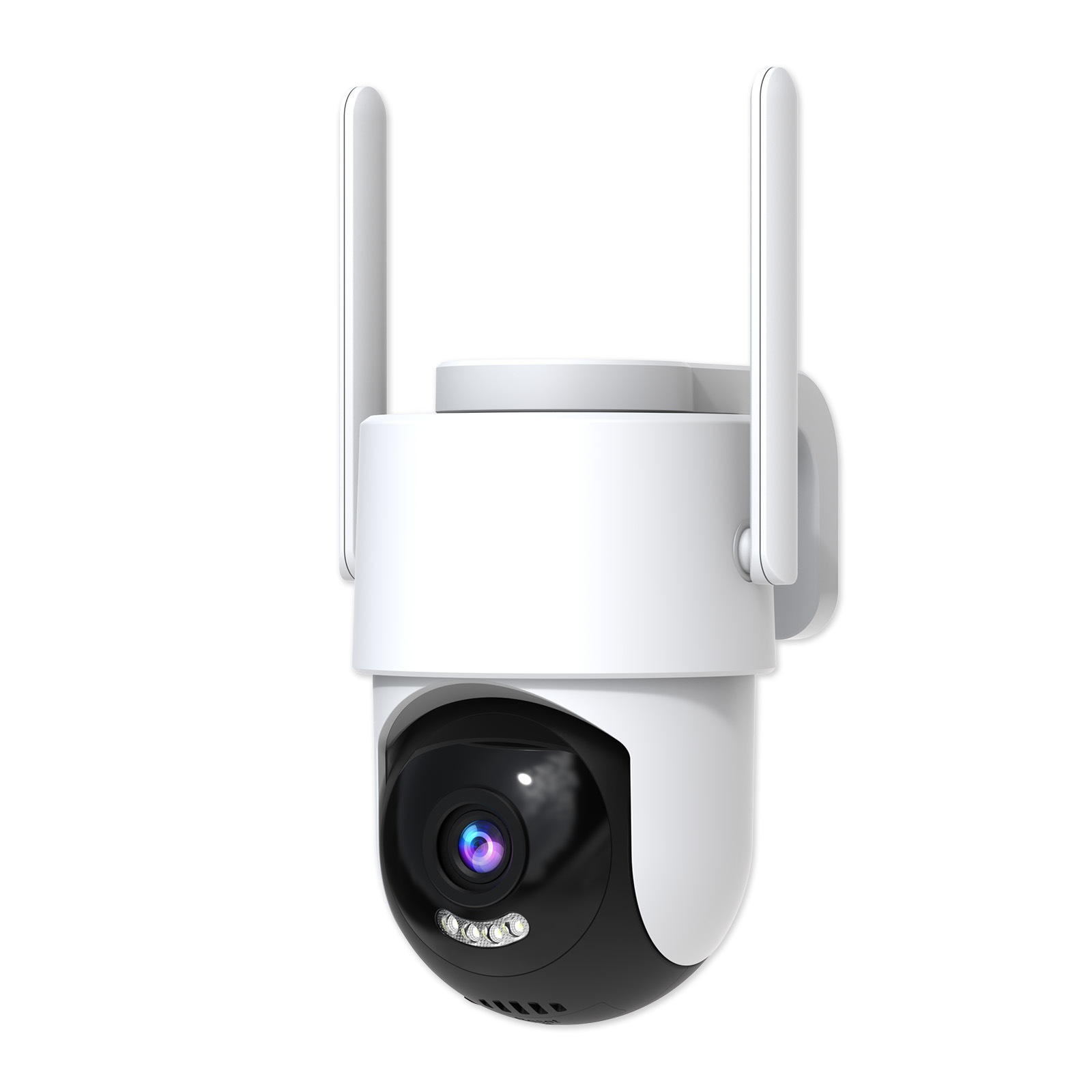 Cámara de Seguridad PTZ Inalámbrica 1.2 pulgadas de ABS Impermeable con Visión Nocturna HD para Interiores y Exteriores image 6