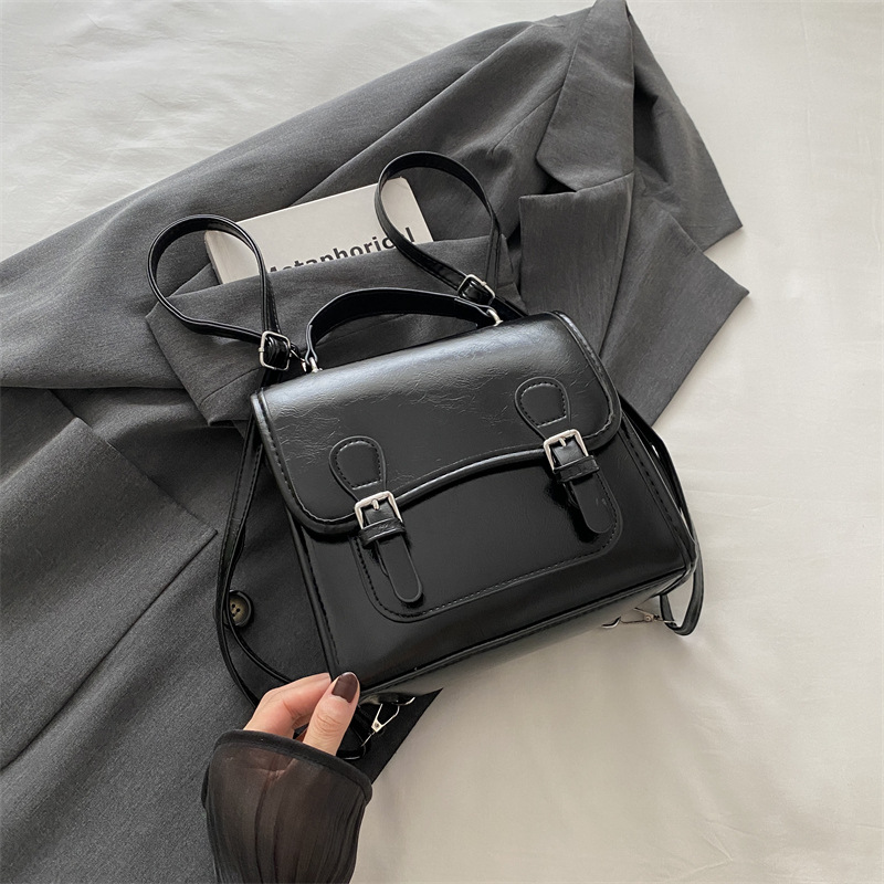 Bolsa de hombro de clase de estudiantes para mujeres 2024 estilo coreano de moda maletín de estilo académico nicho simple bolso de mujer diagonal