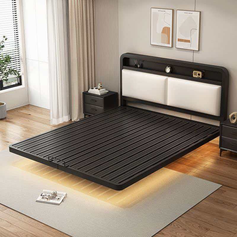 Iron Frame Bed for Rental, Carbon Steel Bed, Extra Thick Assembled Iron Bed, Reinforced Iron Bed, Simple Bedroom Bed, Single Bed Iron Frame Bed for Rental, Carbon Steel Bed, Extra Thick Assembled Iron Bed, Reinforced Iron Bed, Simple Bedroom Bed, Single Bed