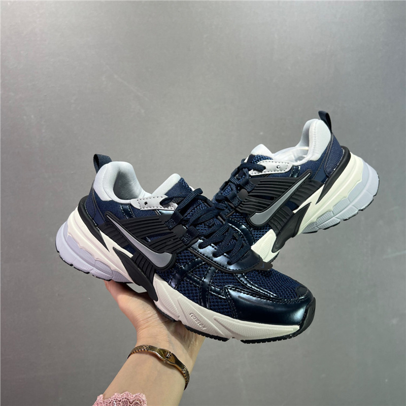 純粋なオリジナル V2K レトロお父さん靴コントラストカラートレンディなジョギングシューズメッシュ通気性スポーツシューズクッション性と耐摩耗性ランニングシューズ|undefined