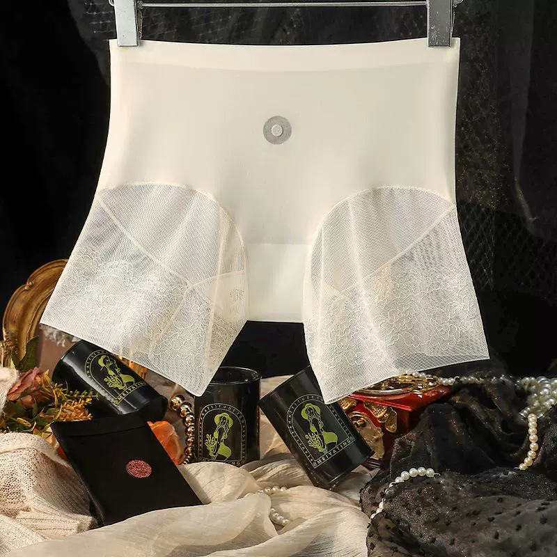Шёлковый гель с алоэ вера, кружевные брюки, antibacterial light and thin breathable underwear, кружевное платье, без следов